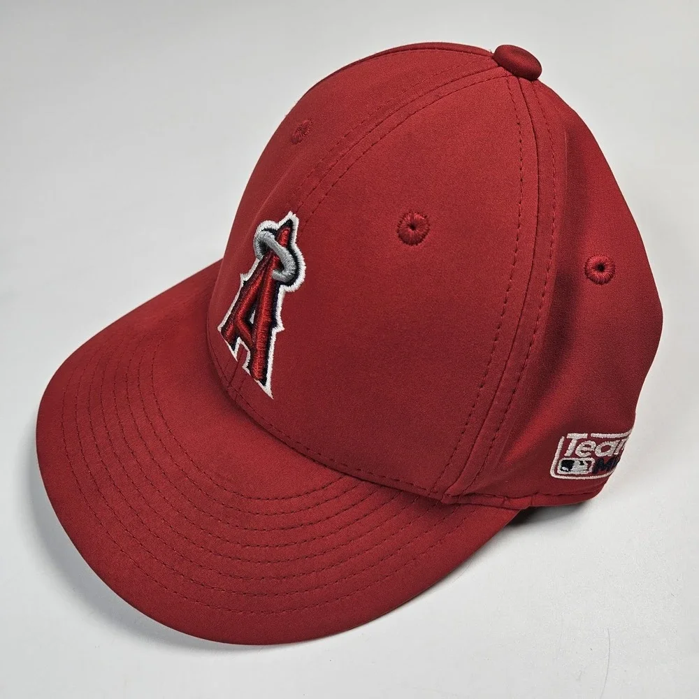 Team MLB OC Sports‎ Hat Youth Red Los Angeles Angels Adjustable Baseball Cap Fan